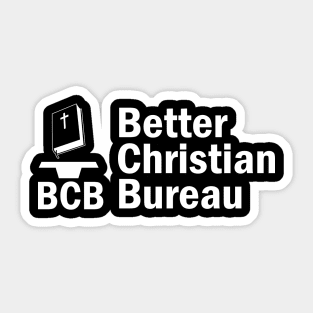 BCB Better Christian Bureau Sticker